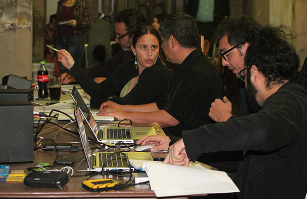 El equipo de producción.