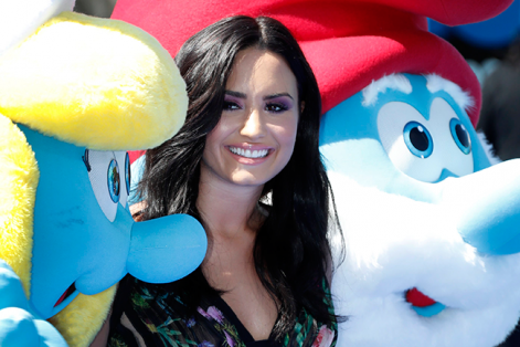 Demi Lovato, inspirada ante la idea de "crear conciencia", es una de las famosas con mayor trayectoria solidaria: "mi voz puede marcar la diferencia". Foto: Paul Buck (EFE).