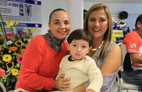 Alma Mora, Emiliano Landa y Bethy Torres. Foto: Jesús Martínez