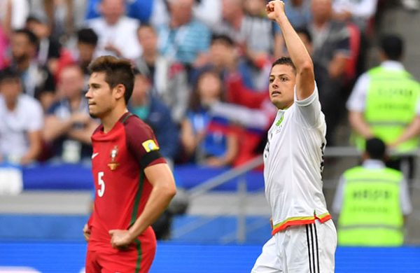 Portugal y México empatan en partido de Copa Confederaciones Portugal y México empatan en partido de Copa Confederaciones