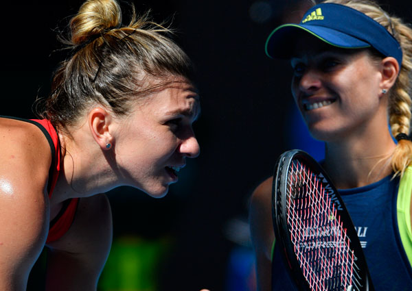 Halep y Kerber