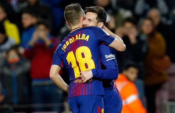 Messi marcó por duplicado en la goleada de Barcelona Messi marcó por duplicado en la goleada de Barcelona
