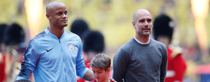 Kompany y Guardiola