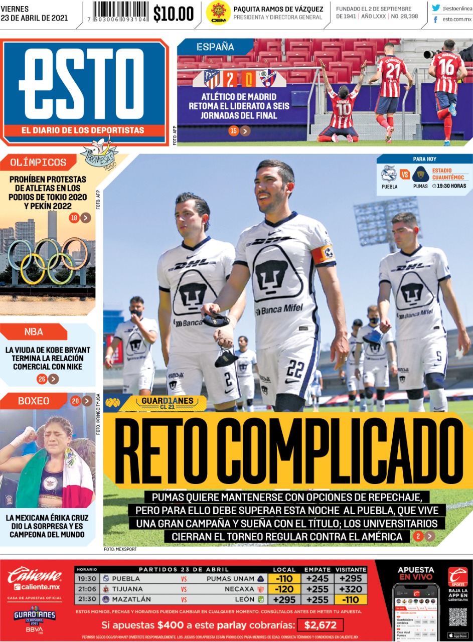 esto 23 abril 2021