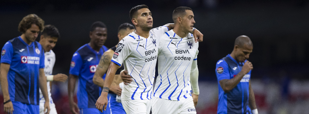 Monterrey goleó a Cruz Azul