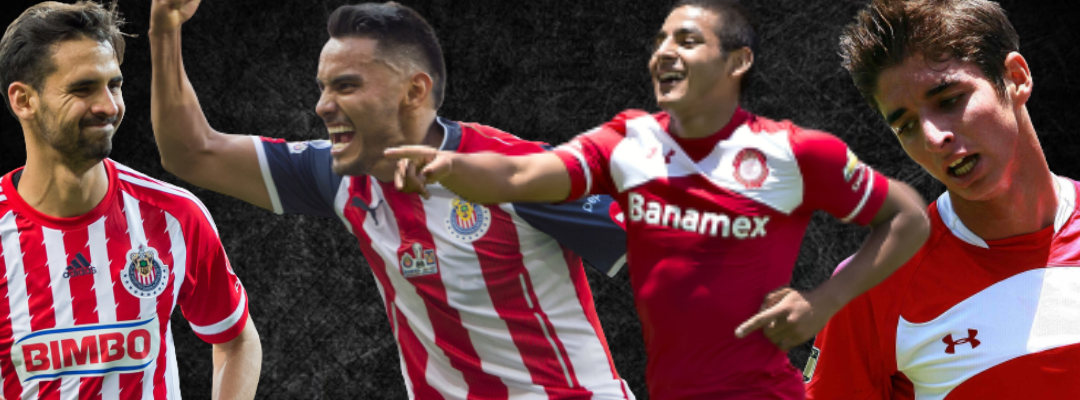 Jugadores Toluca y Chivas