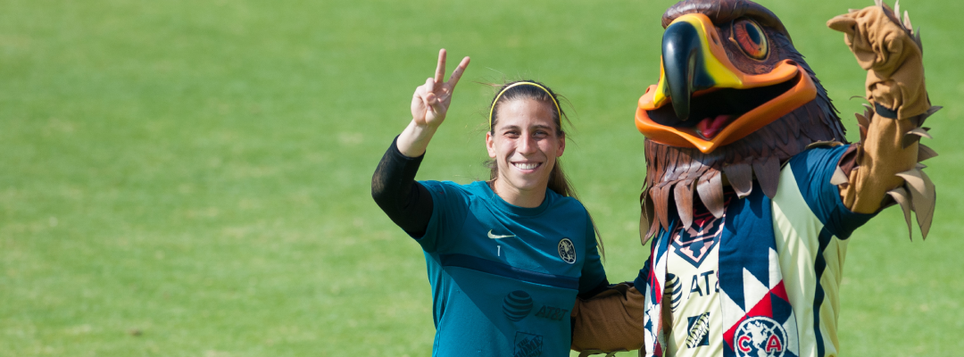 Renata Masciarelli está feliz en América