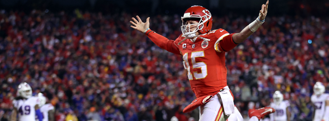 Mahomes brindó un espectáculo ante Bills