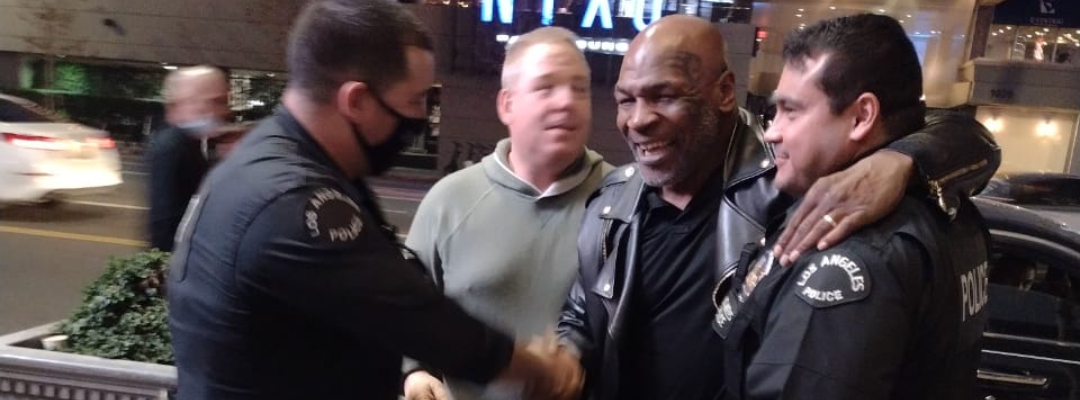 Mike Tyson fue captado en Los Ángeles