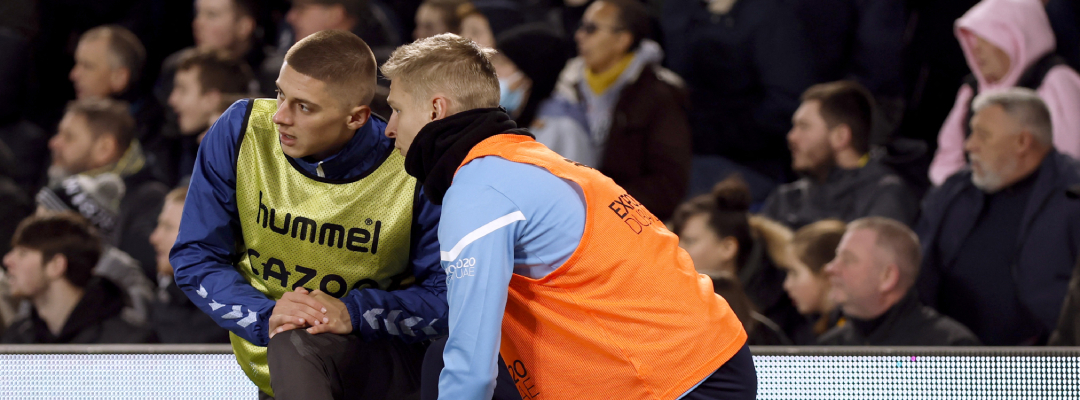 Mykolenko y Zinchenko dejan emotivo momento