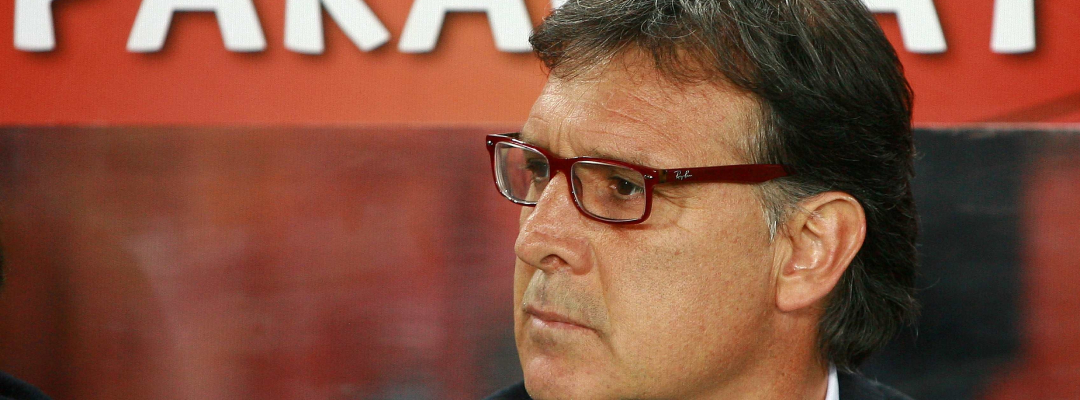 Gerardo Martino cuando dirigió a Paraguay