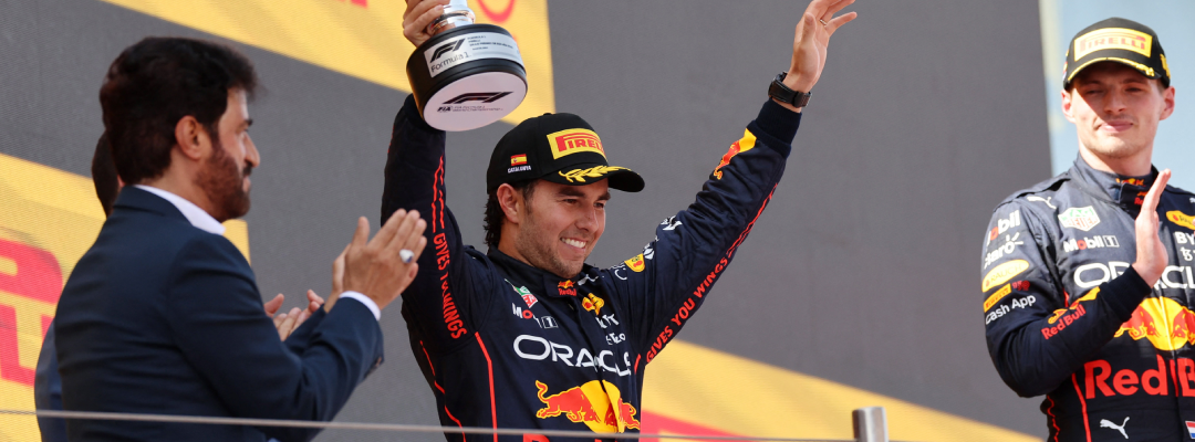 Checo podio España