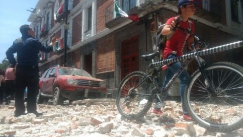 Terremoto de 7.1 azota a Puebla; epicentro cerca de Chiautla de Tapia