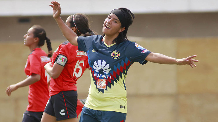 "Es un orgullo anotar cada partido, además de tratar de ser un ejemplo a seguir."
Lucero Cuevas,
centrodelantero del América