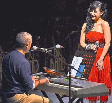 Compartió el escenario con el compositor Guillermo Méndez. Foto Cortesía