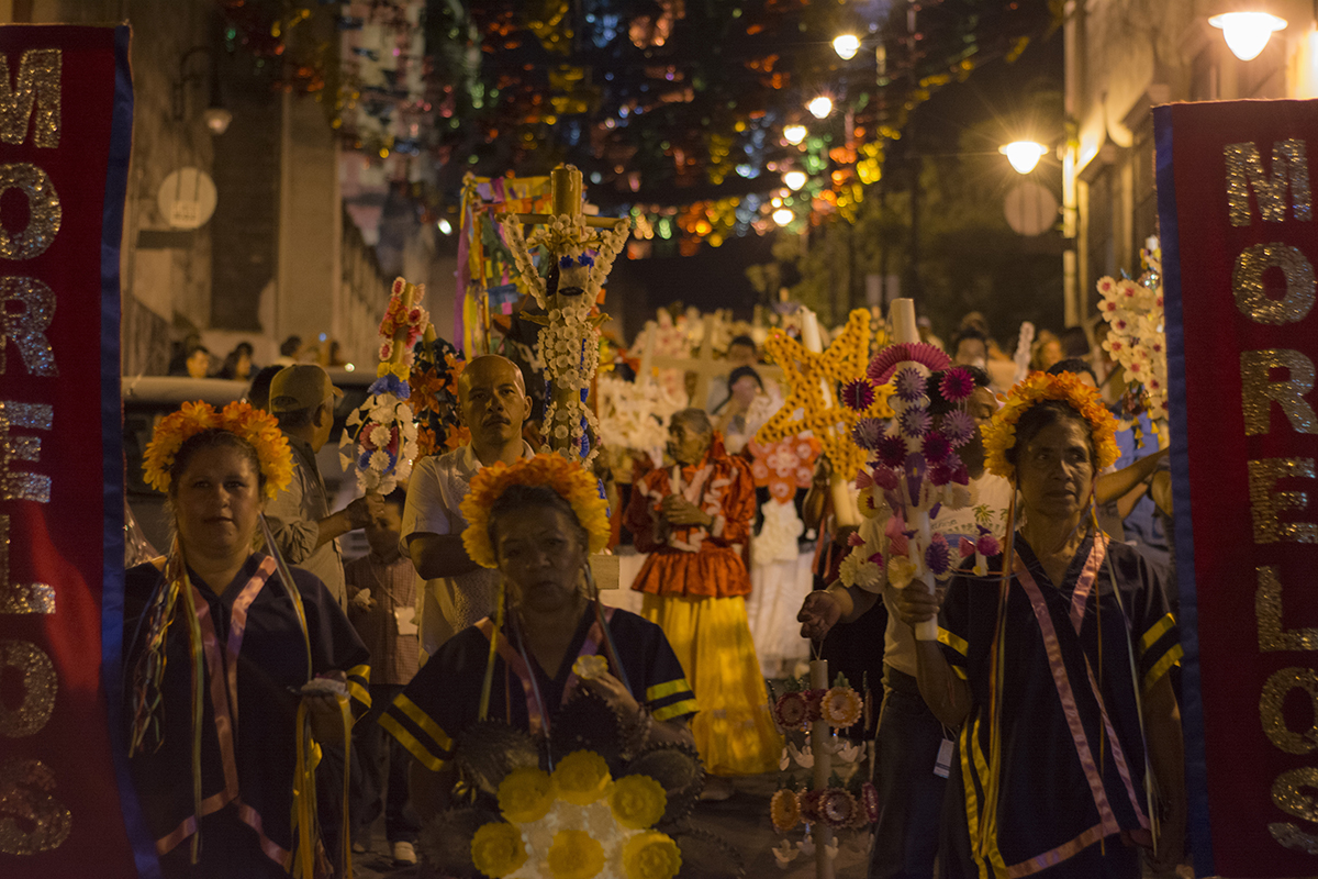 Procesión durante el Encuentro de Cerería en 2015.
