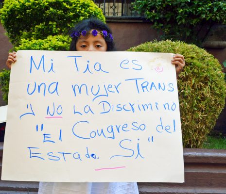 Ayer se celebró el día nacional de la lucha contra la homofobia y transfobia . Foto: HAIDEE GALICIA