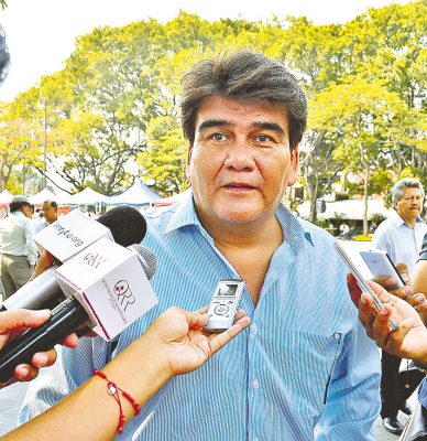 El alcalde de Jiutepec, Manolo Agüero Tovar. Foto: HAIDEE GALICIA