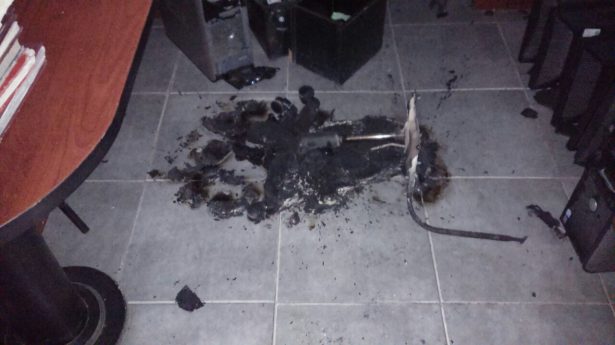 Incendian Registro Civil en Durango