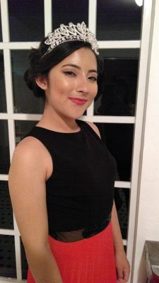 CD. VICENTE GUERRERO, Dgo. (OEM).- En nuestra ciudad es la chica más cautivadora la princesa de la Escuela Secundaria Técnica 7, preciosa y encantadora Stephanny Rodríguez Domínguez.