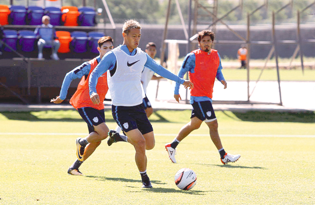 KEISUKE Honda está listo para jugar contra Veracruz, esta noche. Foto: Sol de Hidalgo.