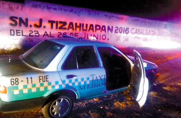 Asesinaron a taxista