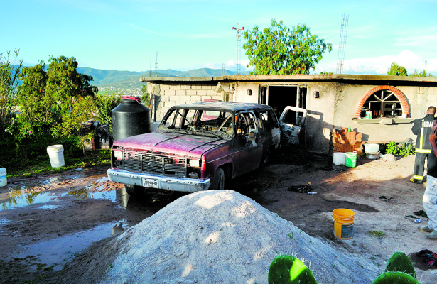 Explota predio huachicol; hay dos hombres quemados