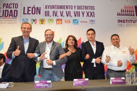 Firman candidatos Pacto de Civilidad