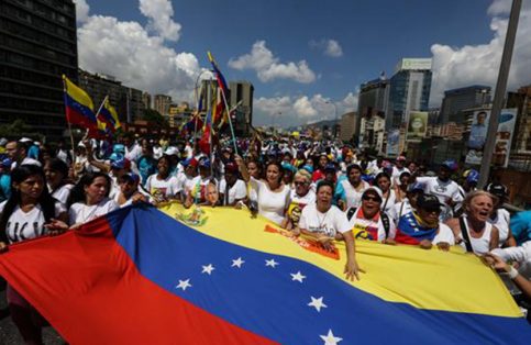 Manifestaciones en Caracas