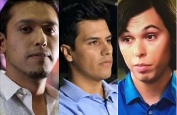 (Izquierda) Iván Aguilera, heredero de Juan Gabriel/ Luis Alberto Aguilera/ (Derecha) Joao Gabriel, supuesto hijo del Divo de Juárez/ Fotos: Especial