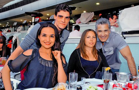 ANA KAREN Quiroz, Víctor López, Harissa Hand y Alain Lavoignet.