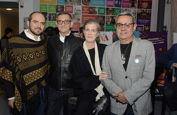RODRIGO MOHENO, Luis Adelantado, Catrinca Wood y Charly Cordero