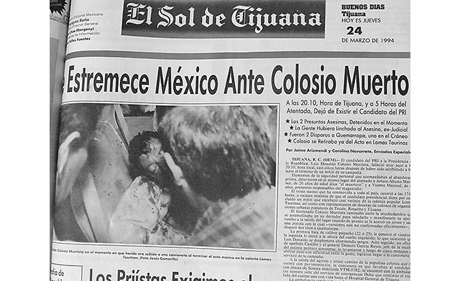 La noticia conmocionó a todo el país. Imagen: El Sol de Tijuana