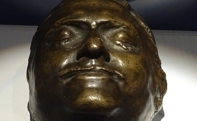 Máscara funeraria de Pedro IBK Rastrelli.