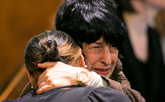 La madre del jugador. Foto: AP