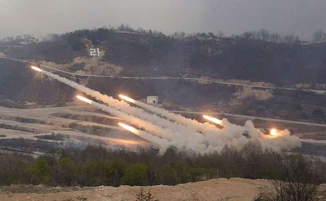 El Ejército norcoreano también ha hecho pruebas de sus misiles. Foto: AP