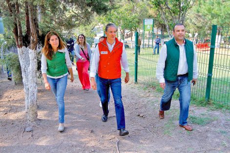 El candidato del PRI, Alfredo del Mazo Maza, afirmó que va por un debate propositivo.