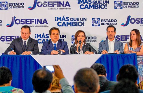 La candidata del PAN dio a conocer sus propuestas en materia económica.