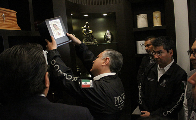 Clausura Profeco 10 agencias funerarias en NL