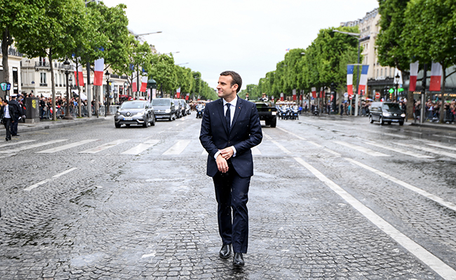 El nuevo presidente francés, Emmanuel Macron. Foto: AFP