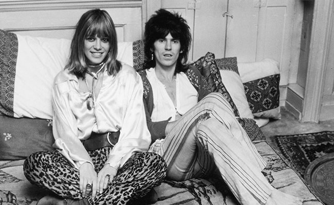 CON KEITH RICHARDS en tiempos de hippies