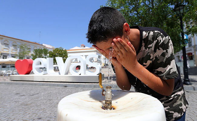 Al sur de Portugal las temperaturas superaron los 40ºC. Foto: EFE