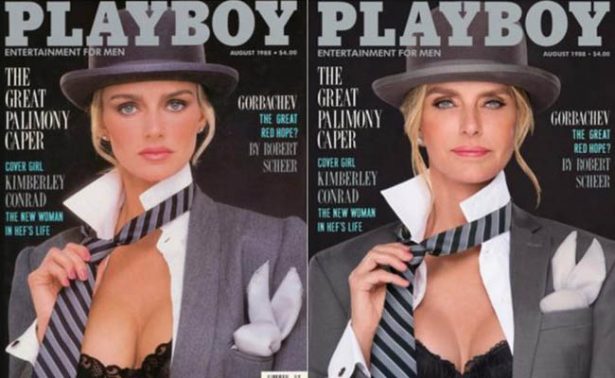 Recrean portadas de Playboy 30 años después