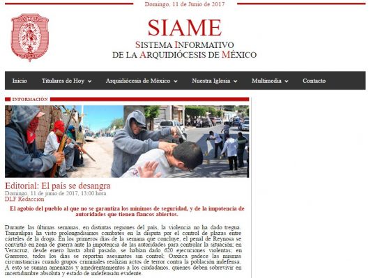 Sacerdotes viven bajo presión del crimen organizado: Arquidiócesis