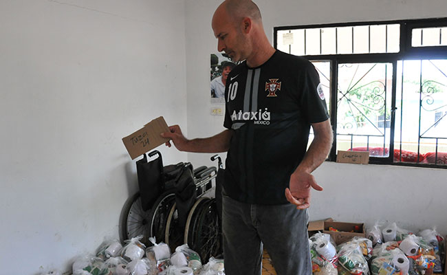 El presidente de Ataxia Tlaltetela, Cory Hannan. Foto: EFE