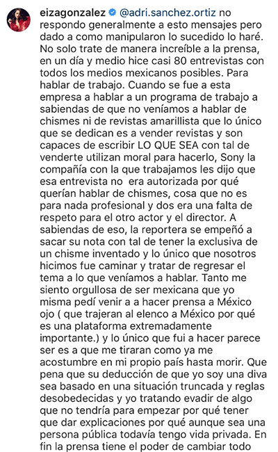 Foto: Twitter @eizamusica