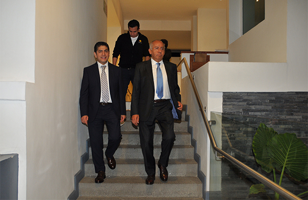 Ignacio Morales lechuga, asistió a darle el ultimo adiós. Foto: Notimex