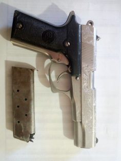 El arma que protagonizó los hechos
