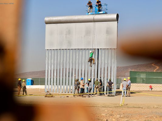 Inician pruebas de proyectos del Muro