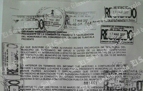 Destituyen a encargada de tesorería de Tepeyanco por negarse a pagar a “aviadores”